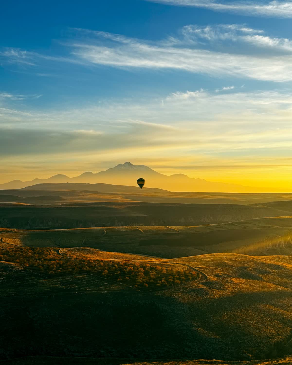 Safári na Tanzânia com voo de balão ao amanhecer